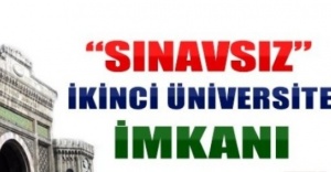 Sınavsız İkinci Üniversite Başvuruları Nasıl Yapılacak