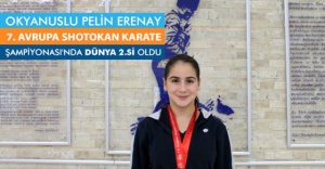 Karateci Pelin Erenay Dünya 2'incisi  oldu