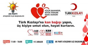AK Parti Ataşehir'den "KAN BAĞIŞI" Kampanyası