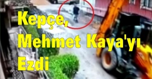 Ataşehir'de Yol Çalışması Yapan Kepçe, Mehmet Kaya'yı Ezdi