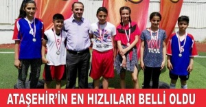 ATAŞEHİR'İN EN HIZLILARI BELLİ OLDU