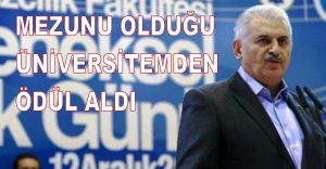 “MEZUNU OLDUĞUM ÜNİVERSİTEMDEN ALDIĞIM BU ÖDÜLDEN BÜYÜK ONUR DUYDUM”