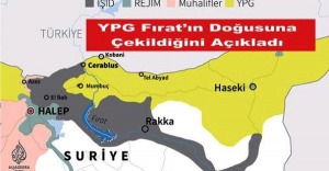 ABD, YPG, Fırat’ın Doğusuna Çekildiğini Açıkladı