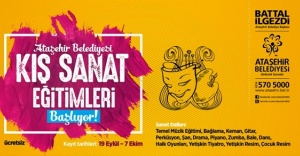 Ataşehir'de Kış Sanat Okulları başlıyor