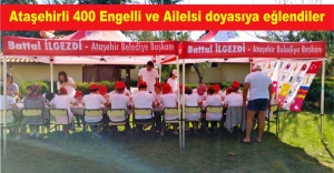 Ataşehirli 400 engelli ve ailelsi doyasıya eğlendiler