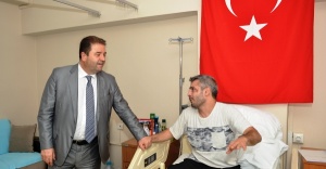 Başkan Ali Kılıç’tan 15 Temmuz gazisine ziyaret