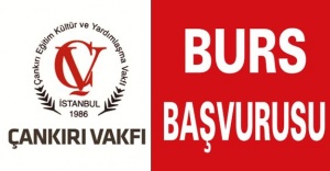 ÇANKIRI VAKFI "BURS" DUYURUSU