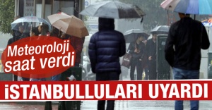 İstanbul için Sağanak yağış uyarısı