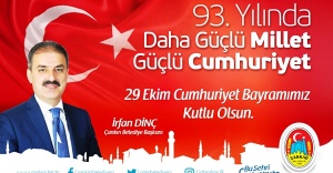 Başkan Dinç’in 29 Ekim Cumhuriyet Bayramı Mesajı