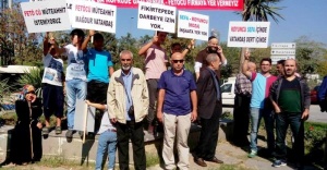 Fikirtepe'de 'kentsel dönüşüm' protestosu