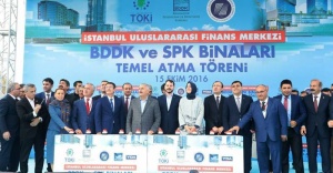 İstanbul Finans Merkezi, BDDK ve SPK binaları temei atıldı