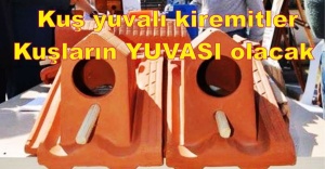 Kuş yuvalı kiremitlerle Kuşların yuvası olacak