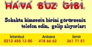 Evsiz, ihbar, hattı