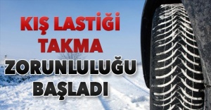 Kış lastiği zorunluluğu başladı