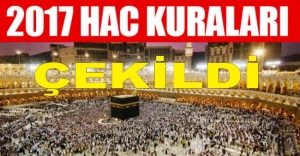 2017 Hac kuraları çekildi.