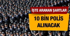 10 bin polis memuru adayı alınacak