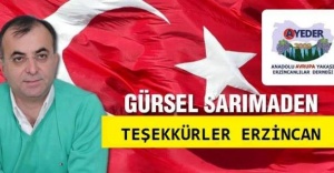 TEŞEKKÜRLER ERZİNCAN