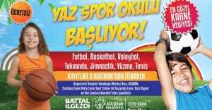 ATAŞEHİR'DE  YAZ SPOR OKULLARI 8 DALDA BAŞLIYOR