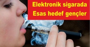 Elektronik sigarada esas hedef gençler