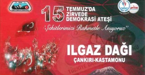 15 Temmuz Ilgaz Tırmanışı gerçekleştirildi