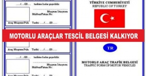 Motorlu Araç Trafik Belgesi Kalkıyor!