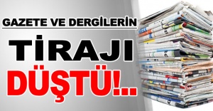 TÜRKİYE’DEKİ GAZETE VE DERGİ SAYISI AZALIYOR