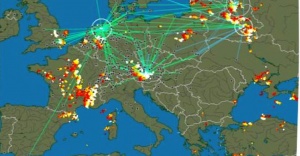 Dünya'nın 'yıldırım haritası'