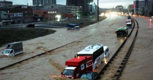 Meteoroloji  kuvvetli yağış ve sel uyarısı yaptı