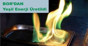 Bor'dan ‘yeşil enerji’ üretildi