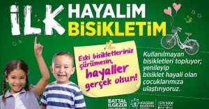 Ataşehir'de Çocukların Bisiklet Hayalleri Gerçeğe Dönüşüyor