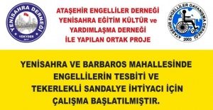 YENİSAHRA VE BARBAROS MAHALLESİNDE EGELLİLER İÇİN ÇALIMA BAŞLATILMIŞTIR.