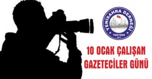 10 OCAK ÇALIŞAN GAZETECİLER GÜNÜ