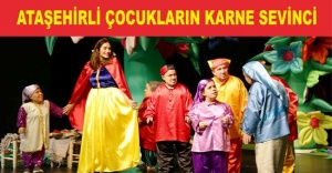 ATAŞEHİRLİ ÇOCUKLAR KARNE SEVİNCİNİ DOYASIYA YAŞIYORLAR