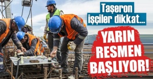 Taşeron işçilerin kadro başvuruları yarın başlıyor