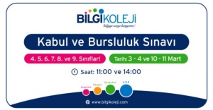 Bilgi Koleji Kabul ve Bursluluk Sınavı İle Öğrenci Alıyor!