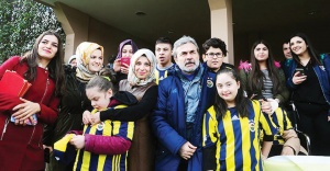 Fenerbahçe antrenmanını Özel ziyaretçileri vardı