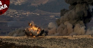 Türk jetleri konvoyun girdiği bölgeyi bombalıyor!