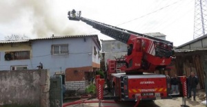 Ataşehir'de fabrika yangını