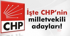 CHP Milletvekili Aday Listesi