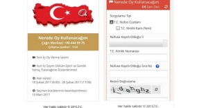 SEÇMEN BİLGİLERİ MOBİL UYGULAMADA