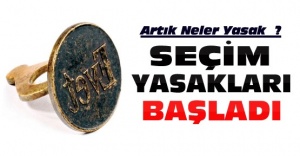 YSK'nın seçim yasakları Resmi Gazete'de yayımlandı.