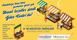 YÖRESEL ÜRÜNLER PAZARI  GEBZE'DE