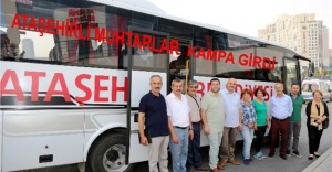 ATAŞEHİRLİ MUHTARLAR KAMPA GİRDİ