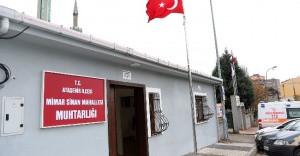 MİMAR SİNAN MAHALLESİ YENİ MUHTARLIK BİNASINA KAVUŞTU