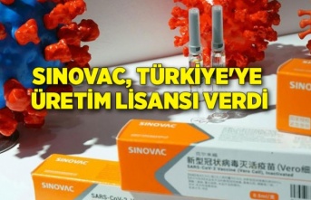 Sinovac, Türkiye'ye üretim lisansı verdi