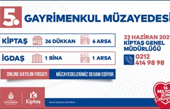 KİPTAŞ 5. GAYRİMENKUL MÜZAYEDESİ 23 HAZİRAN’DA