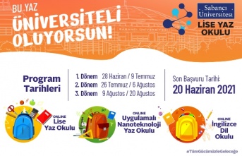 Sabancı Üniversitesi Lise Yaz Okulları kayıtları 20 Haziran’da sona eriyor