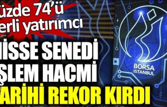 Hisse Senedi İşlem Hacmi Rekor Kırdı