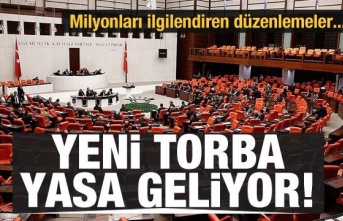 Yeni torba yasa geliyor! 