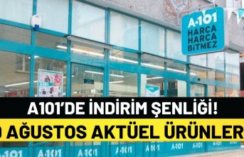 A101’DE 19 AĞUSTOS ÜRÜNLERİ